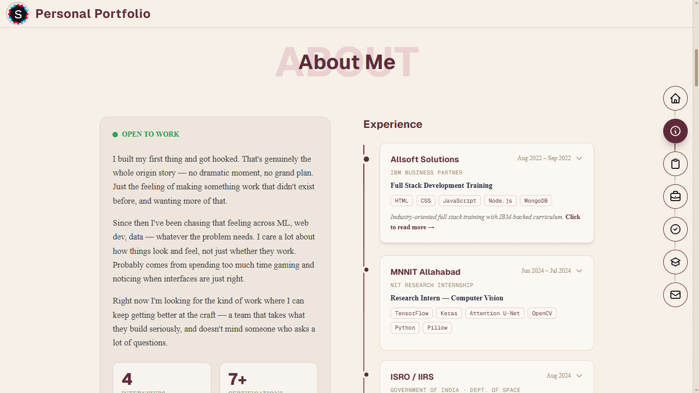 Personal Portfolio